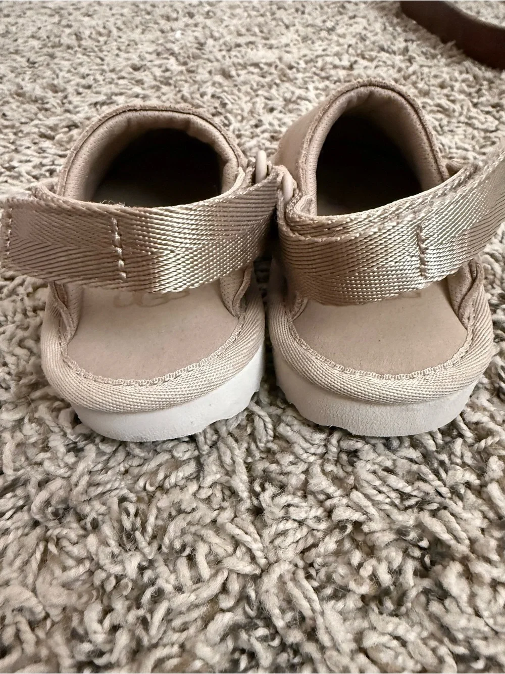 UGG Kids Tan Slip-On Clog with Back Strap